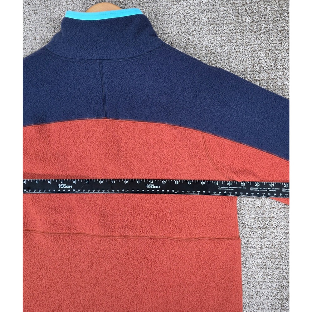 Cotopaxi Abrazo Half Zip Fleece Pullover‎ Mens Small Orange Blue Jacket - Picture 6 of 7
